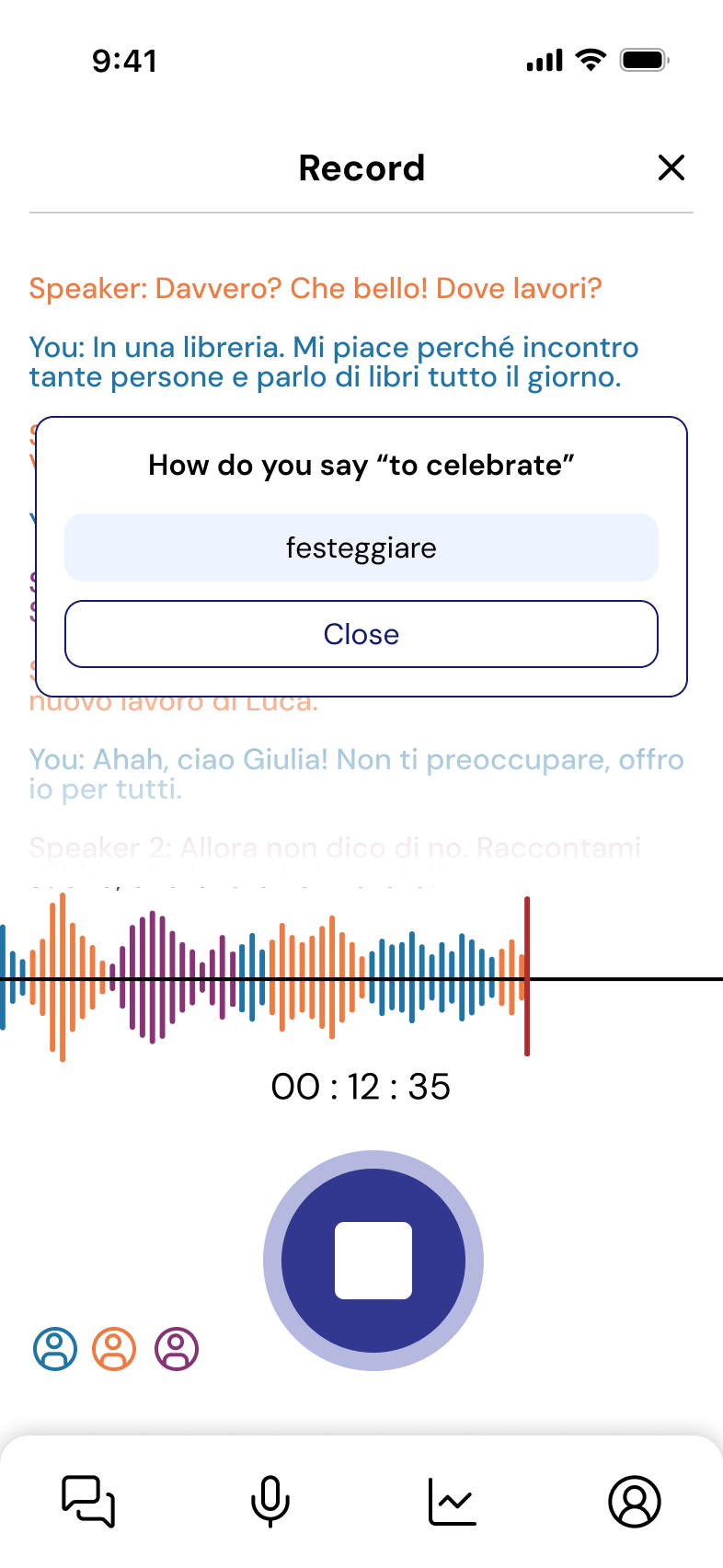 How do you say before iteration