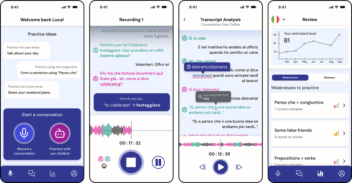 Scripted app interface
